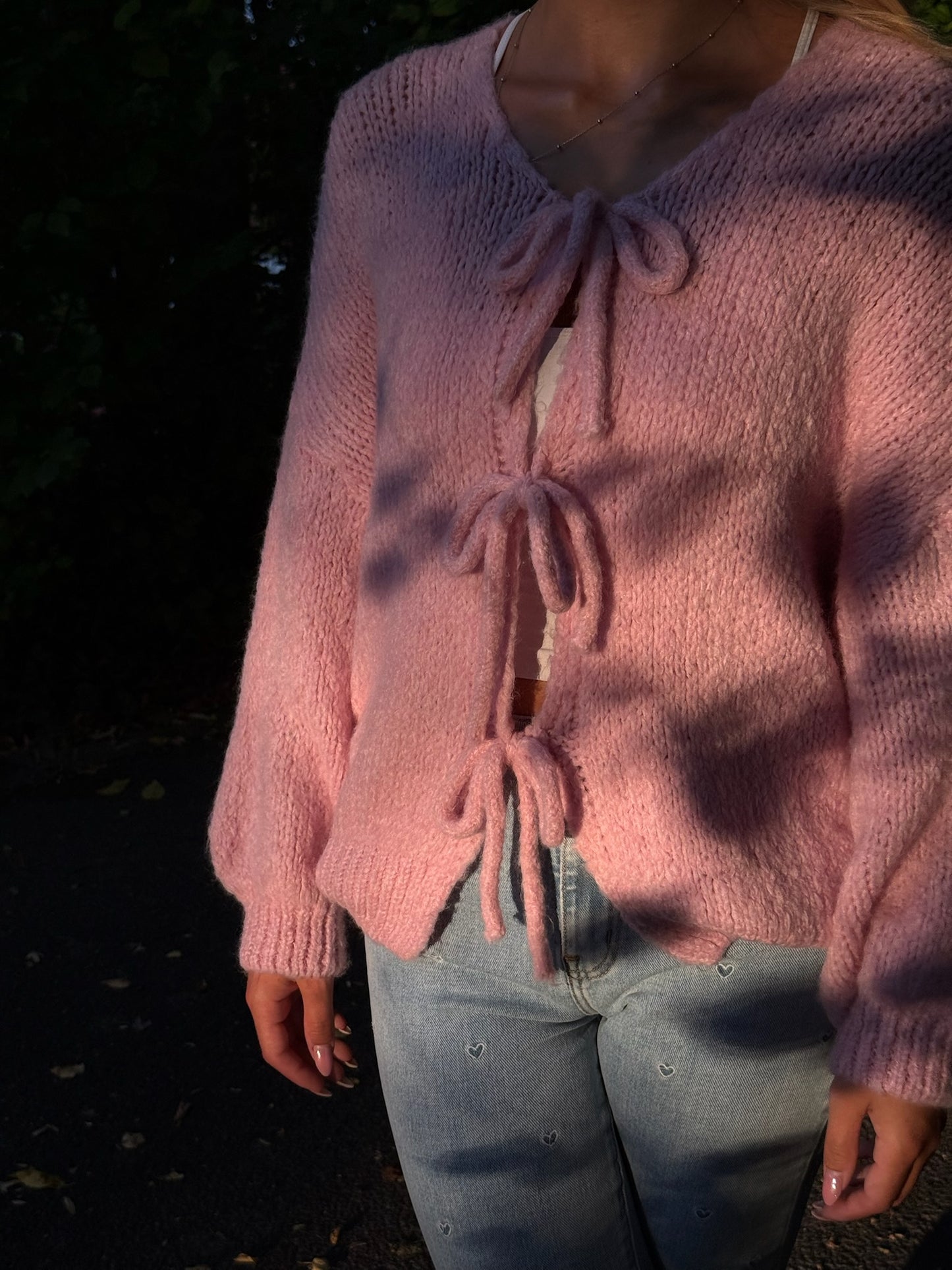 Schleifen Cardigan Lena