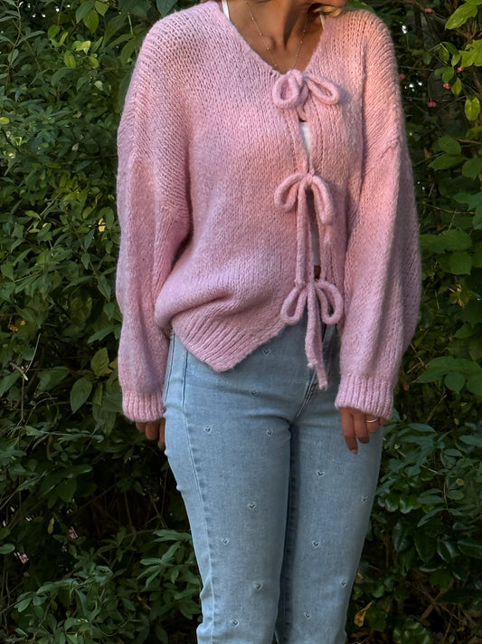 Schleifen Cardigan Lena