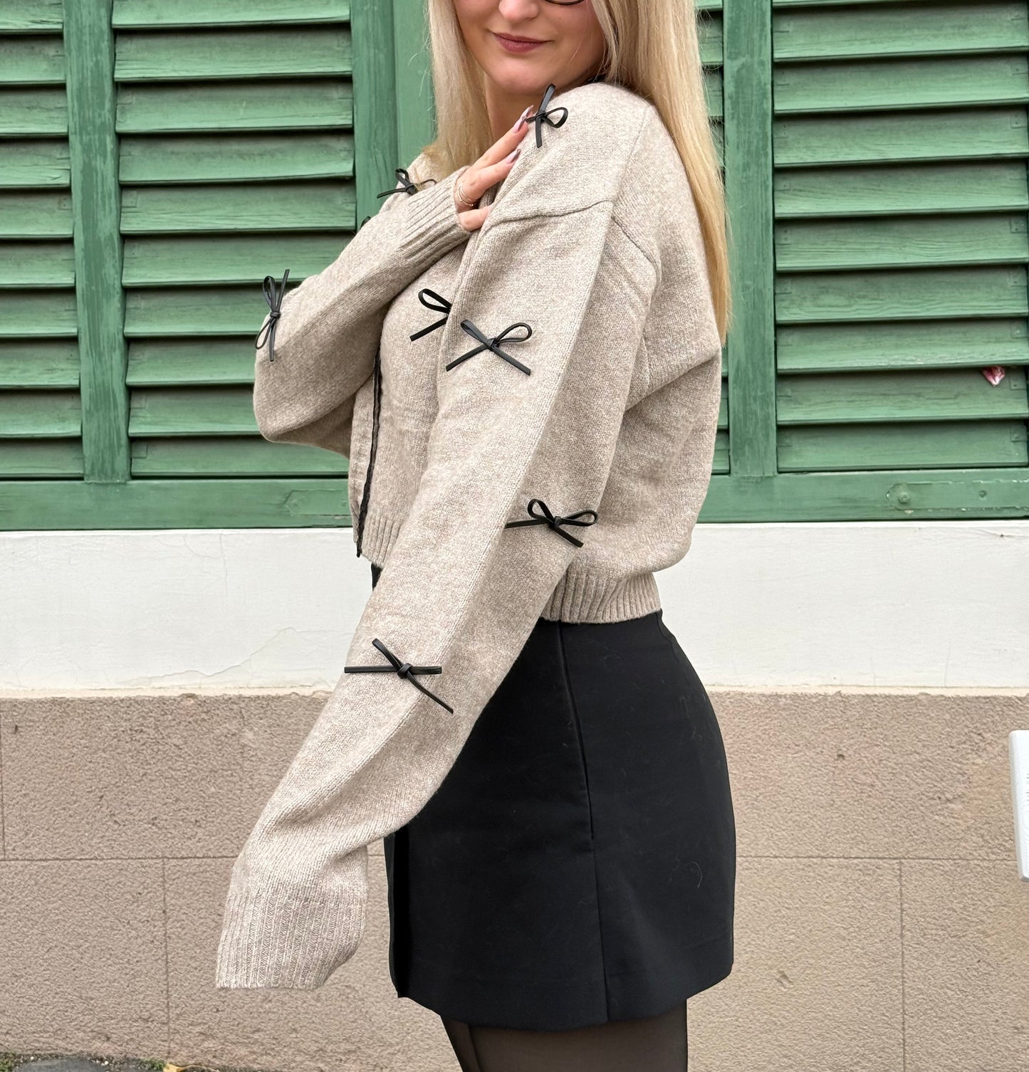 Schleifen Cardigan Alena