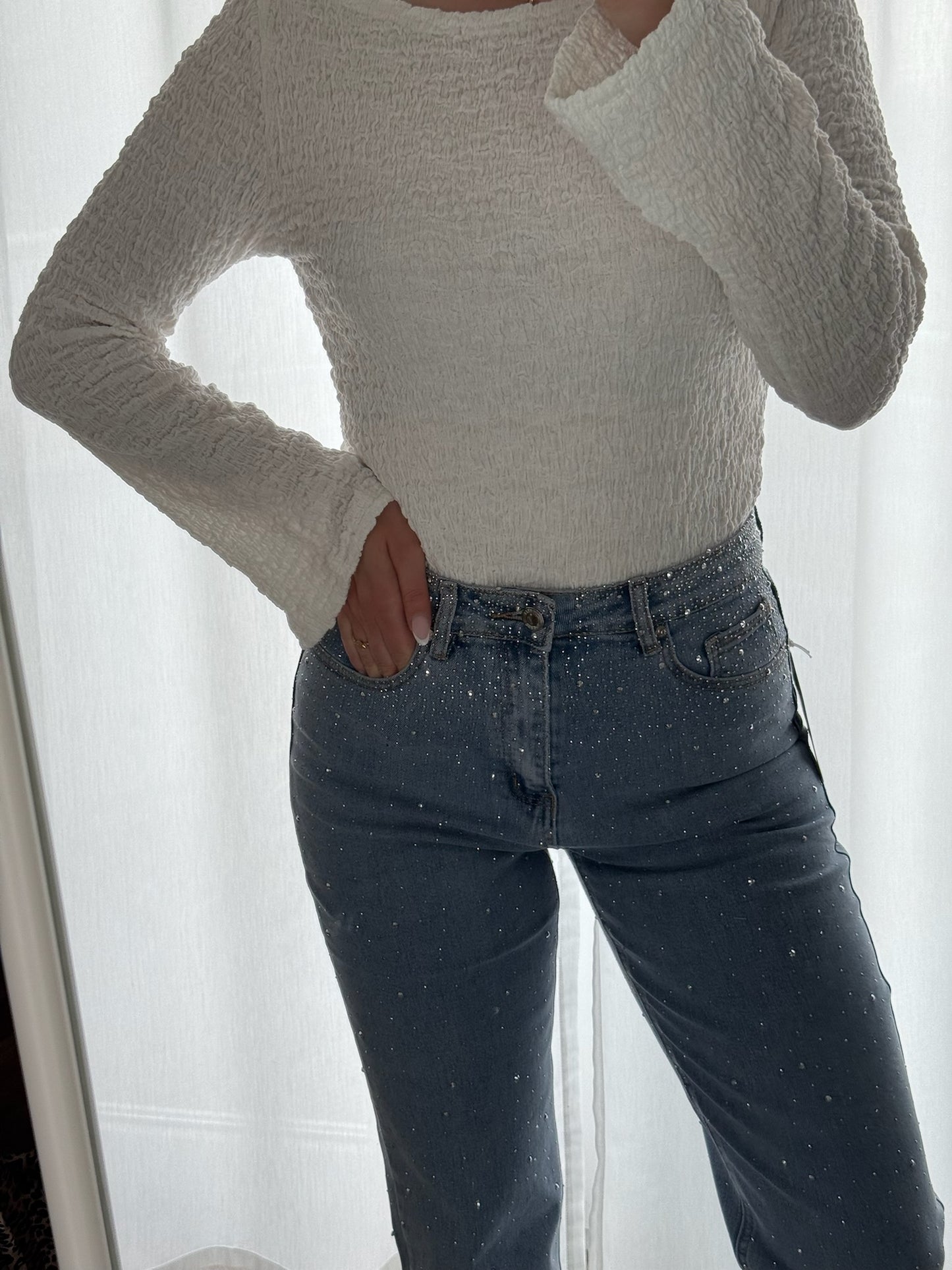 Glitzer Jeans Luisa
