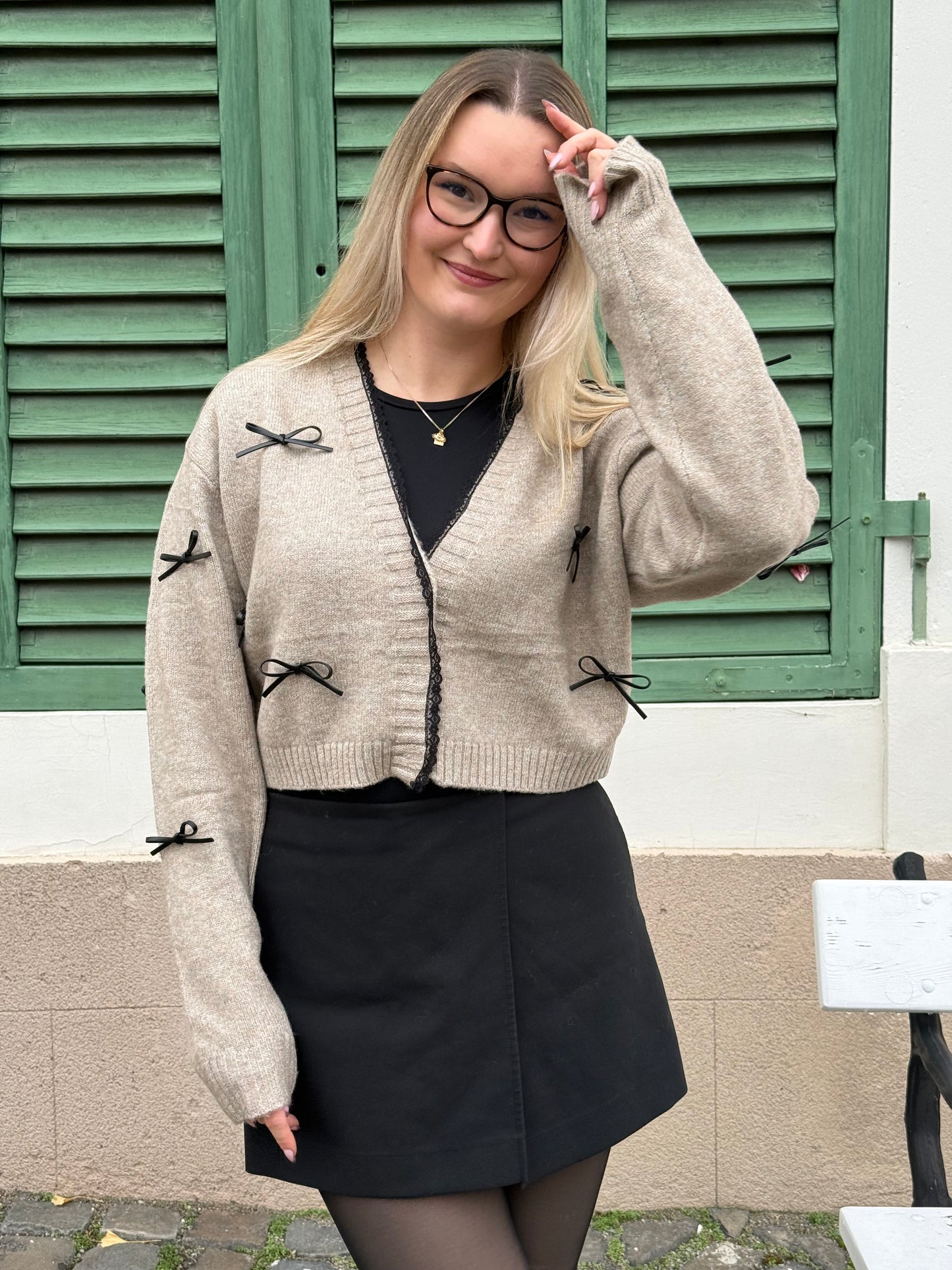 Schleifen Cardigan Alena