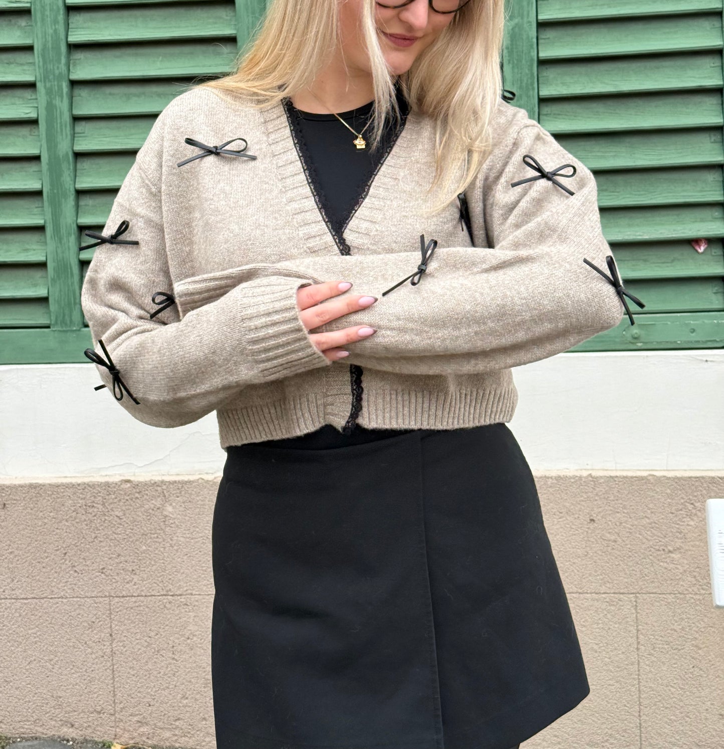 Schleifen Cardigan Alena